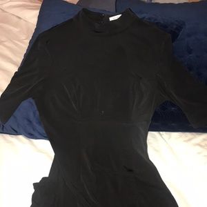 Mock neck dress
